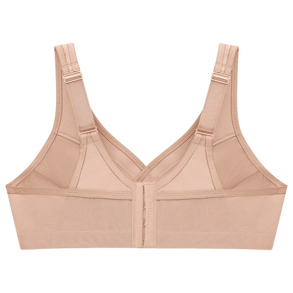 Set of 3! 50B Magic Lift Bra (COTTON-BLEND) Wireless (Active-Support) Nude NEW - Picture 2 of 16